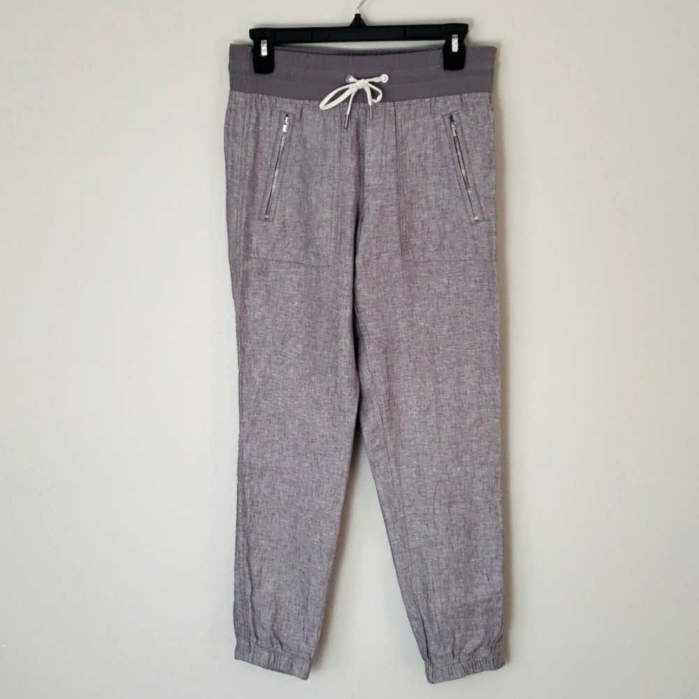 Althelta Womans Linen Athletic Joggers Size 0